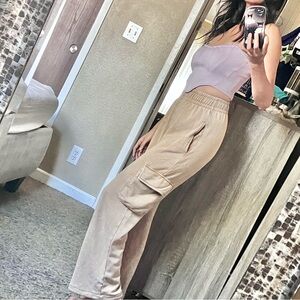 Comfy cargo sweatpants